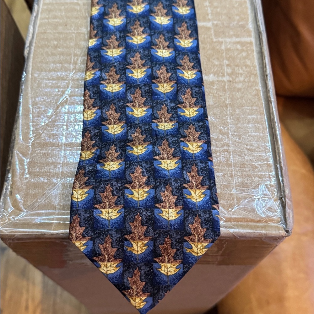 Autumn Leaf Silk Tie